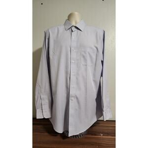 Brooks Brothers 1818 Regent LS Blue & Orange Button-up Shirt Supima Cotton 17-36